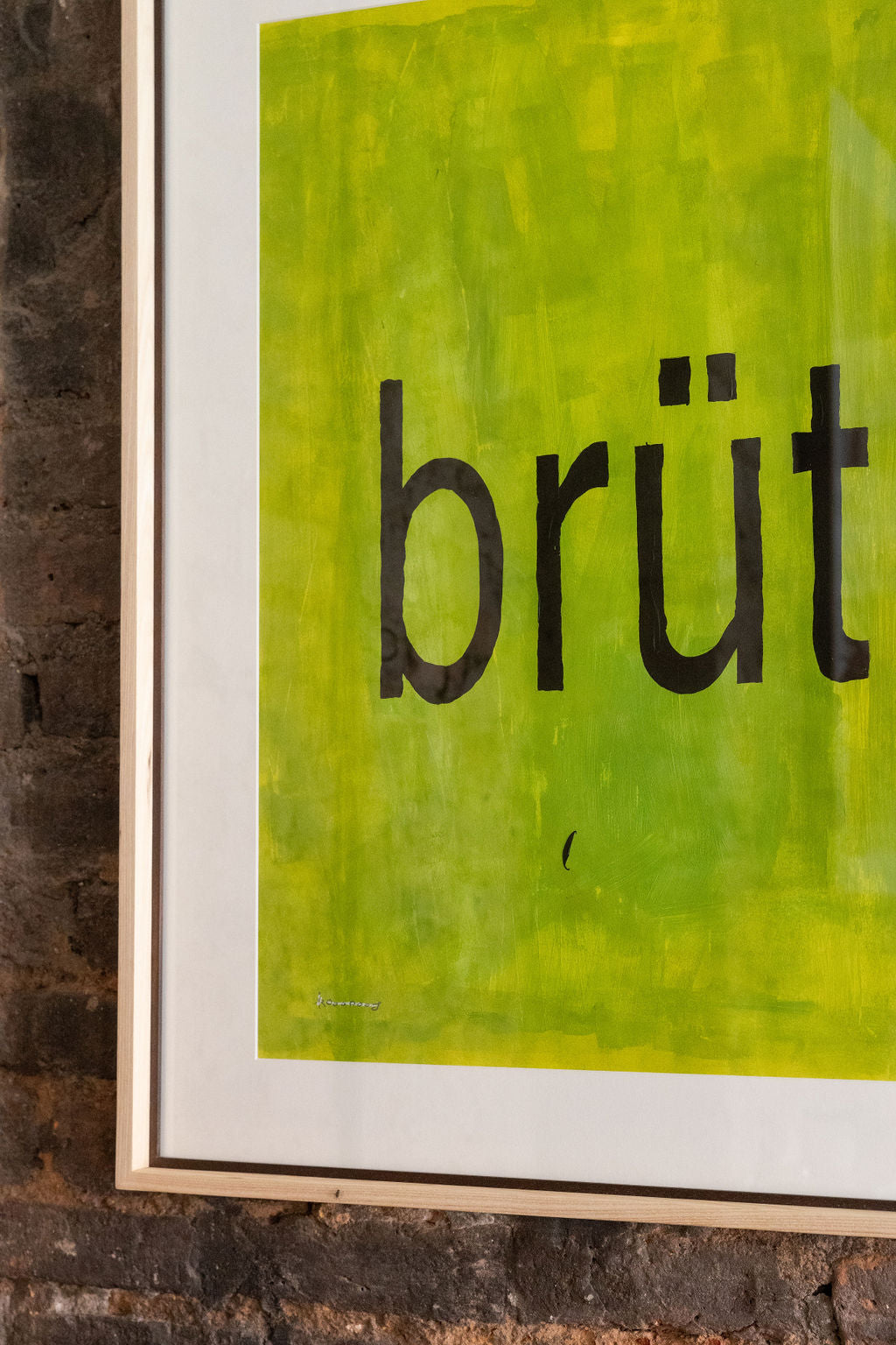 'Brut' - unframed